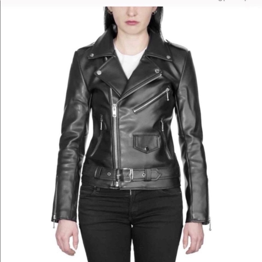 Straight to Hell Genuine Leather Jacket